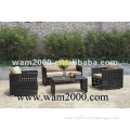 garden wicker circle weaving lounge set for outdoor